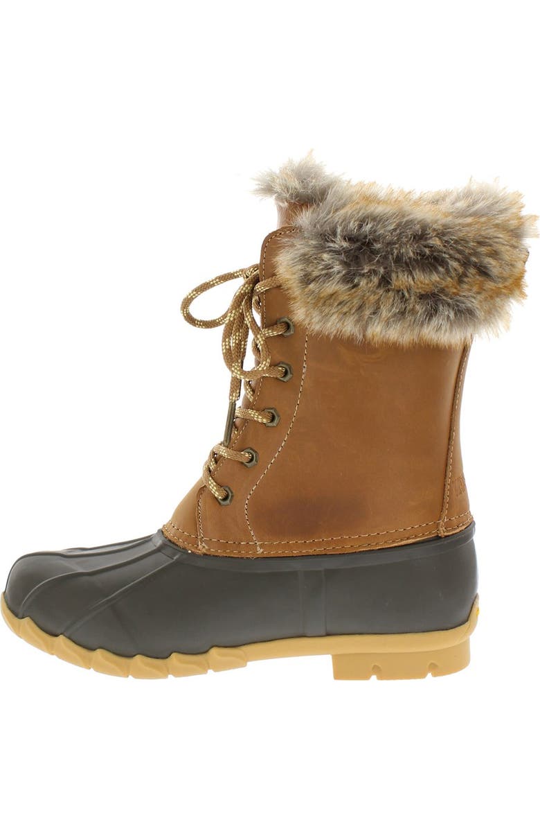 Sporto Agnus Faux Fur Lined Duck Boot, Alternate, color,