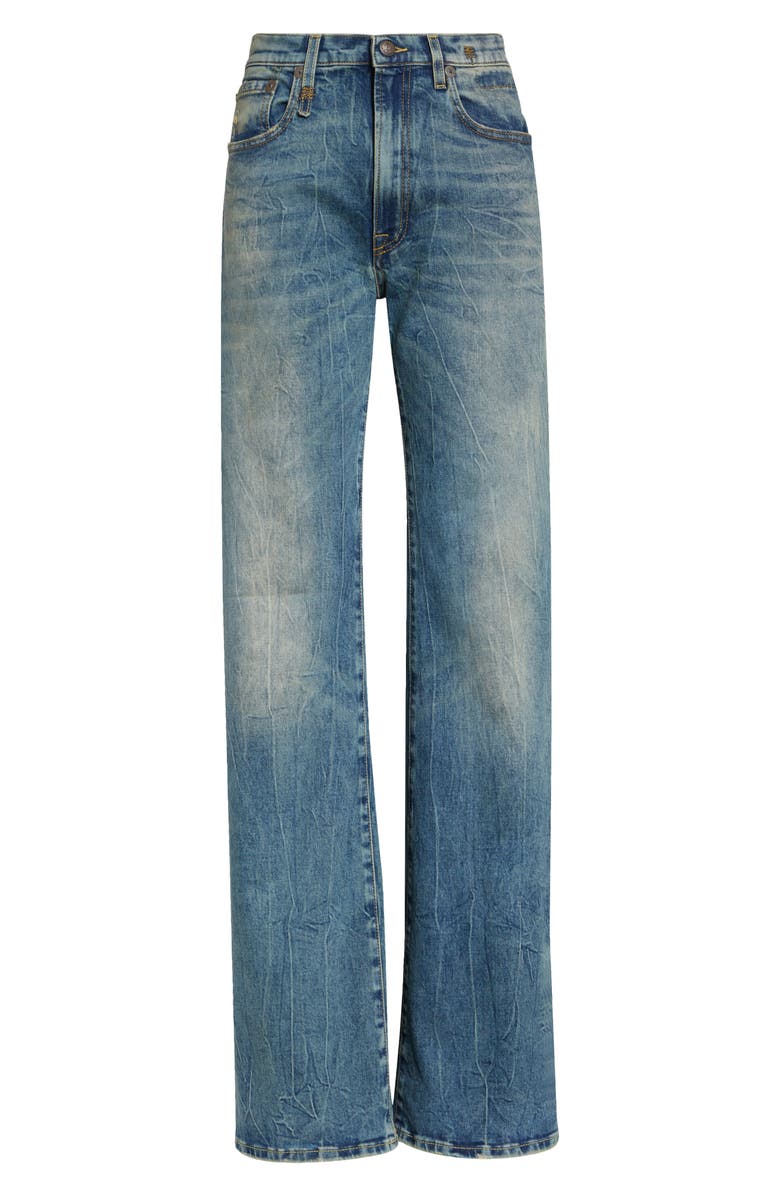 R13 Jane Flare Leg Jeans, Main, color, Kelly Stretch