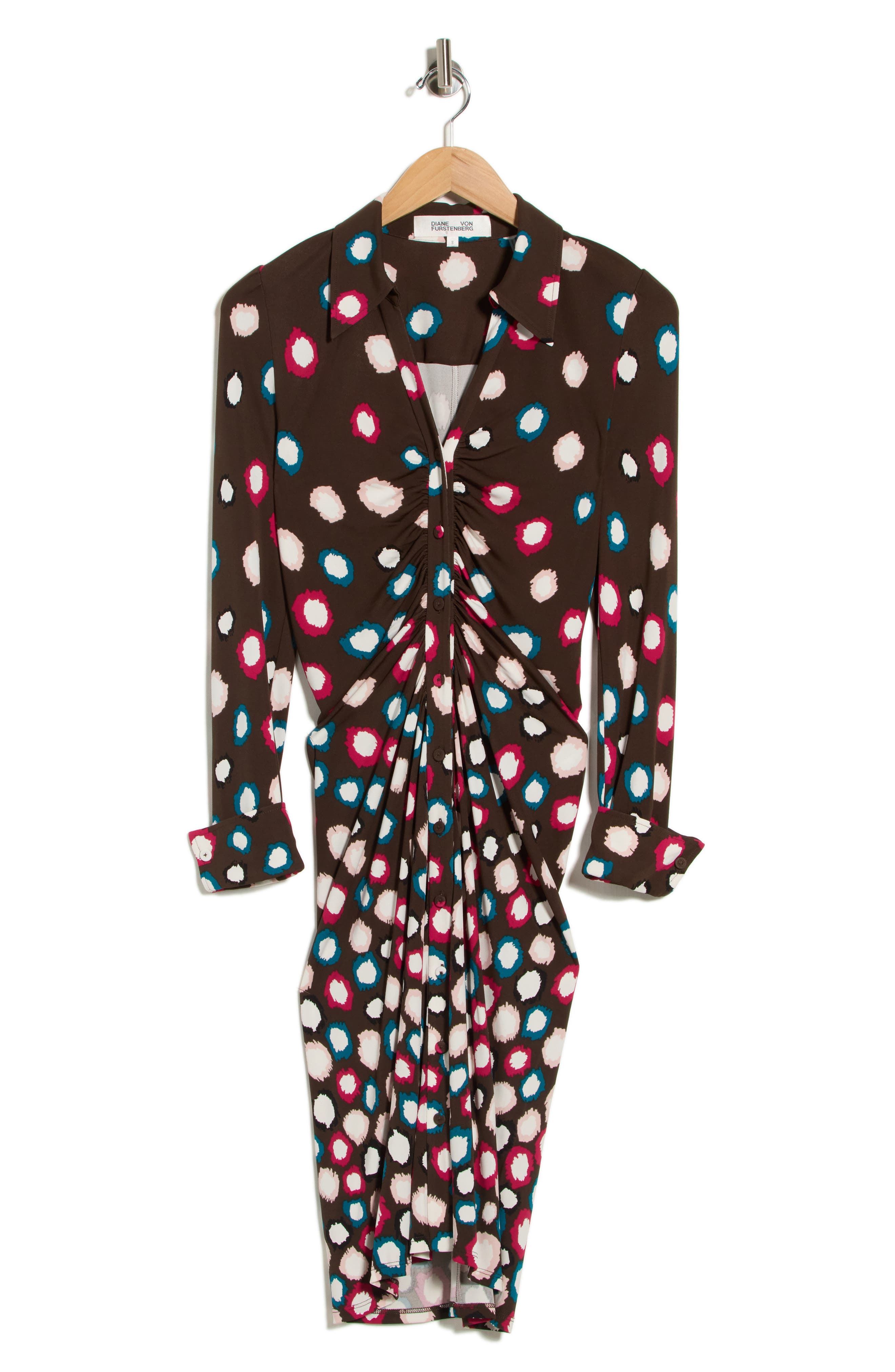 Sheska Ruched Shirtdress