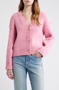 All in Favor Relaxed Chenille V-Neck Cardigan