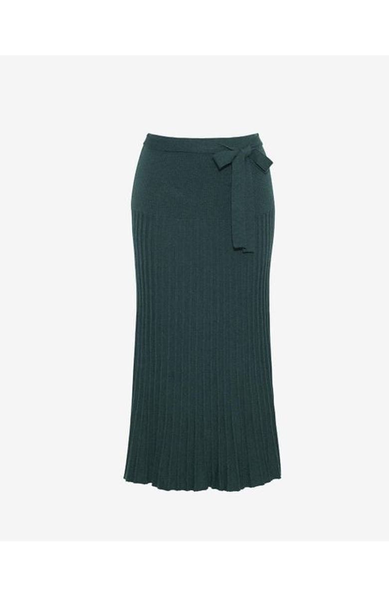 Draper James Luxe Pleated Maxi Skirt, Alternate, color, Sycamore
