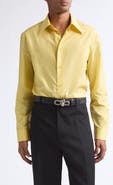 Bottega Veneta Light Wool Grain de Poudre Straight Leg Pants