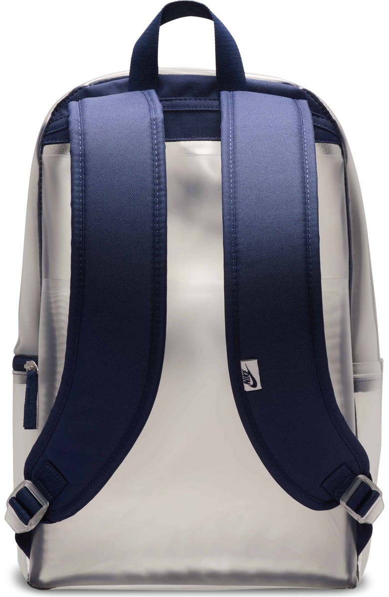 Nike Kids' Crystal Backpack, Alternate, color, Clear/ Midnight Navy