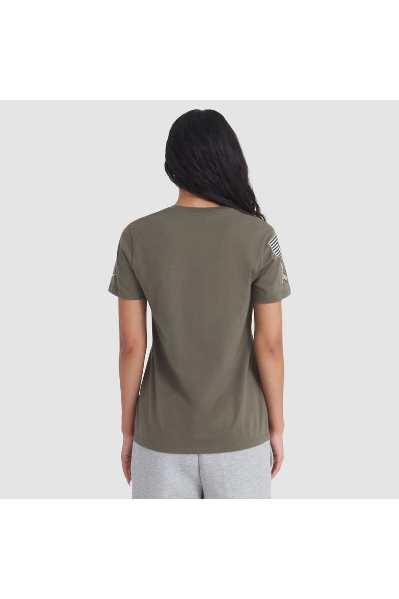 Women's Nike Olive Detroit Lions 2025 Salute to Service Sideline T-Shirt, Alternate, color, Olive