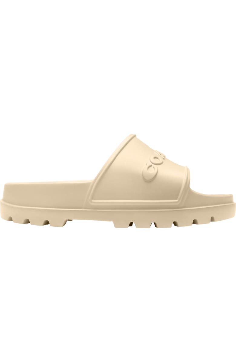 COACH Jesse Molded Slide Sandal, Alternate, color, Ivory