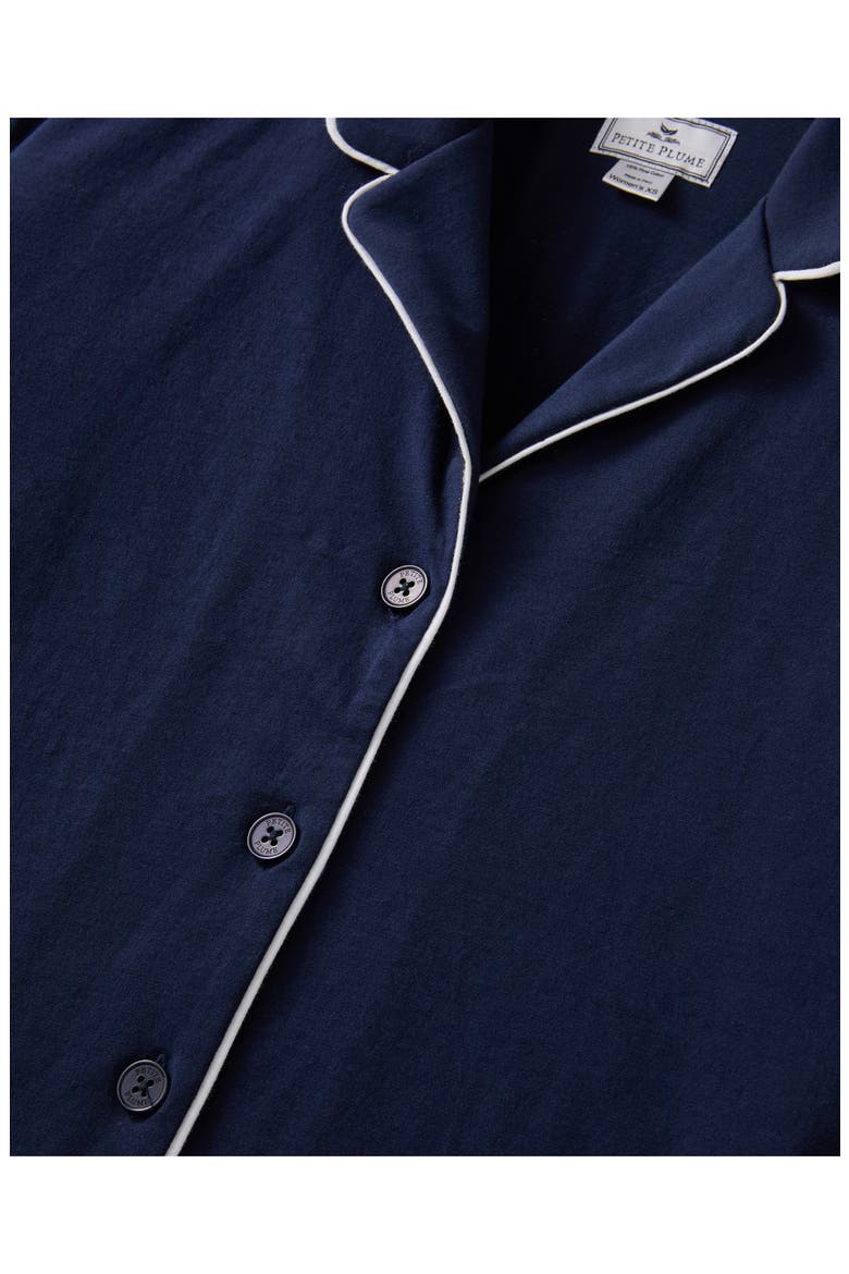 Margaux Lightweight Pima Cotton Pajamas, Alternate, color, NAVY