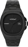 Off-White Object Japanese Quartz Bracelet Watch, 39mm