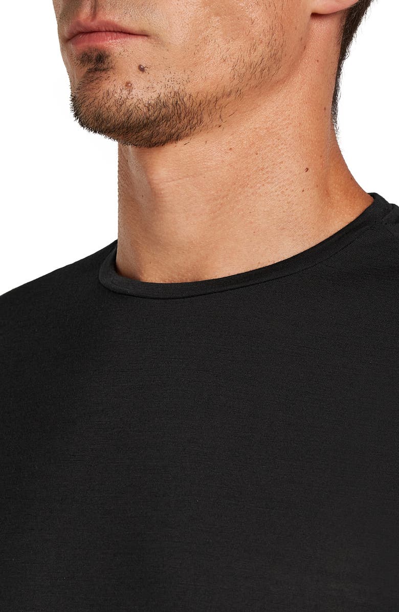 Icebreaker Merino 125 Cool-Lite<sup>™</sup> Sphere Long Sleeve T-Shirt, Alternate, color, Black