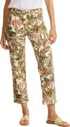 Tommy Bahama Hidden Coast High Waist Straight Leg Crop Jeans