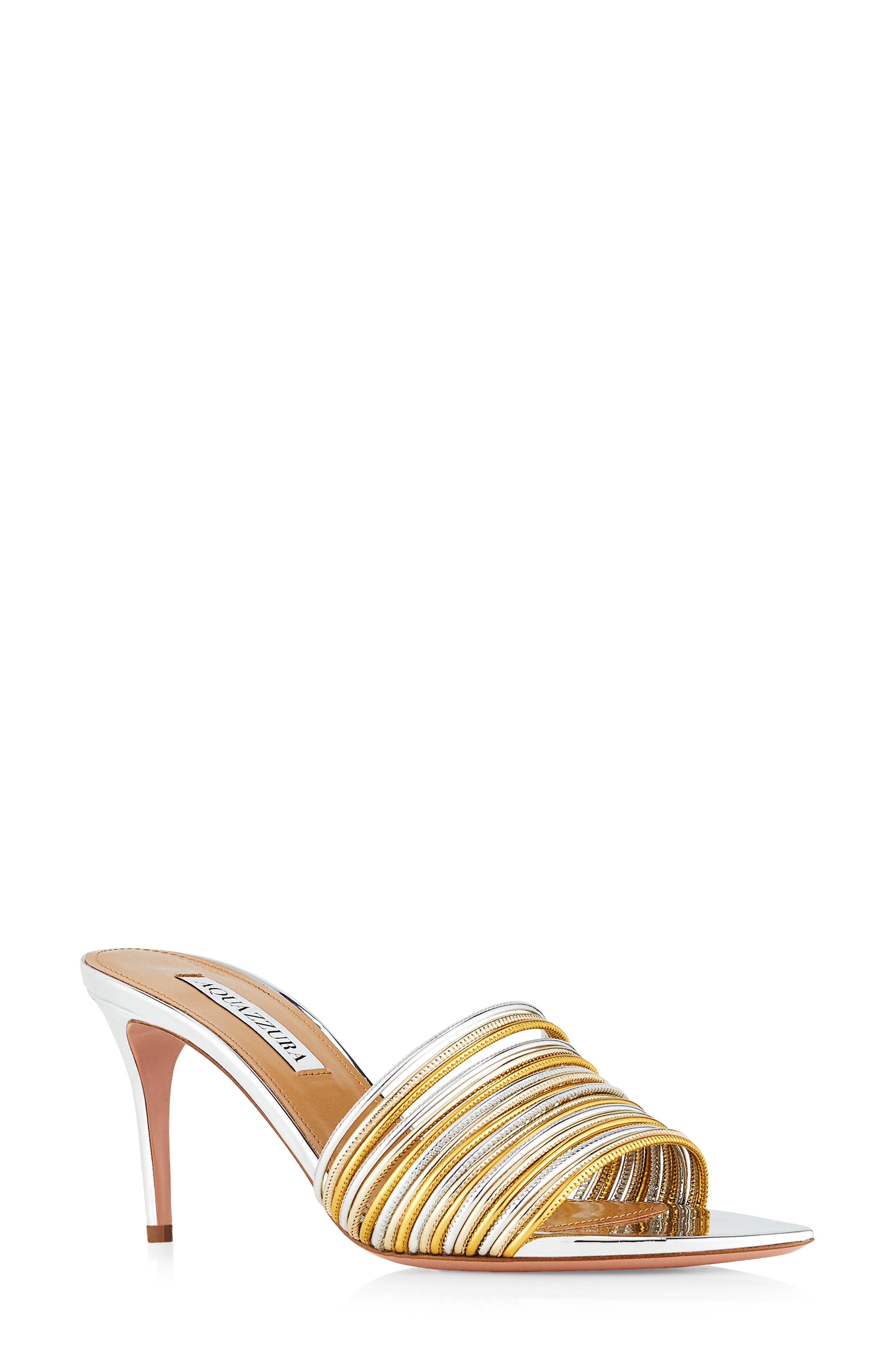 Aquazzura Rendez Vous Slide Sandal, Main, color, 