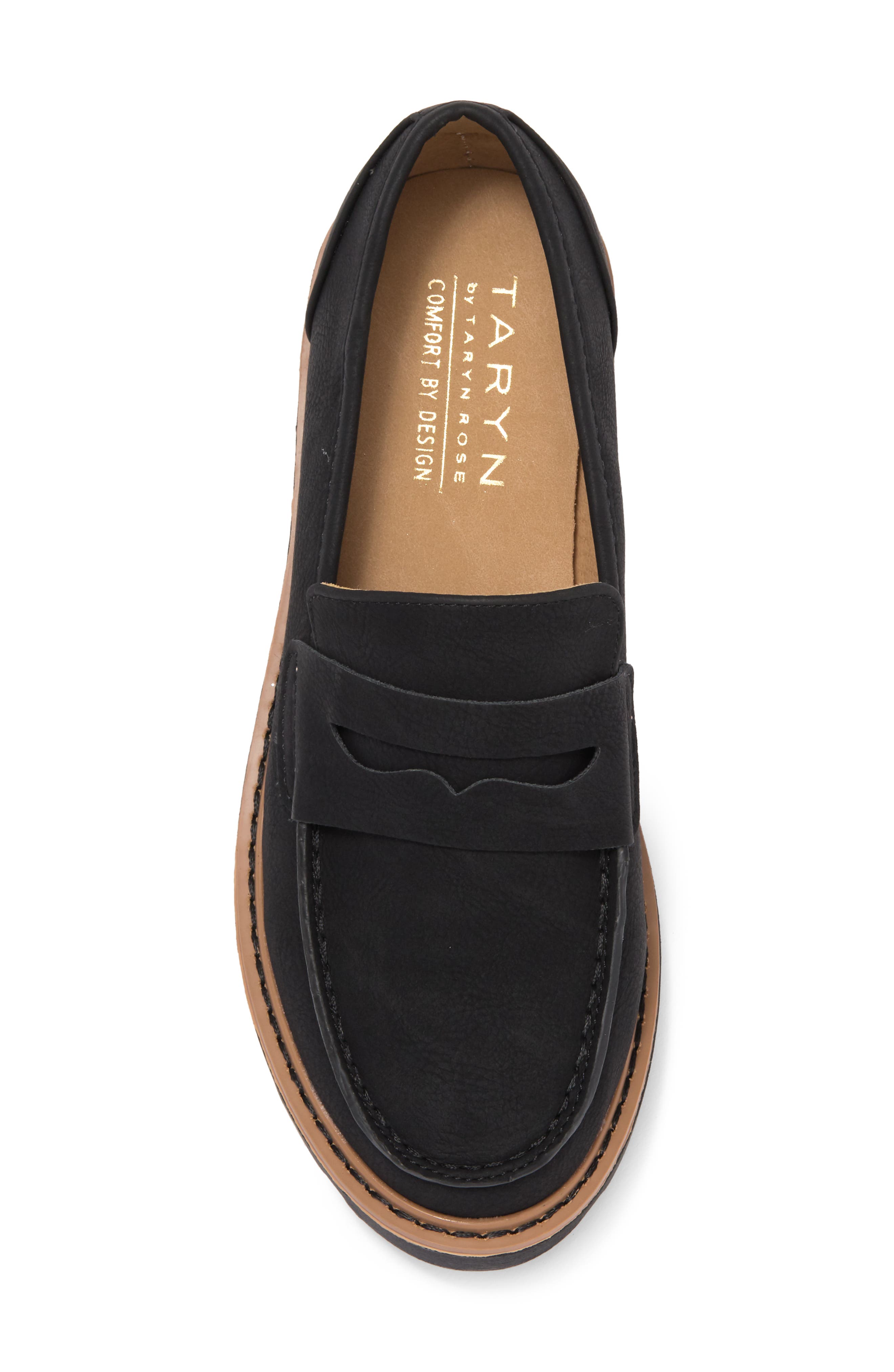 Taryn Rose Penny Loafer, Alternate, color, 