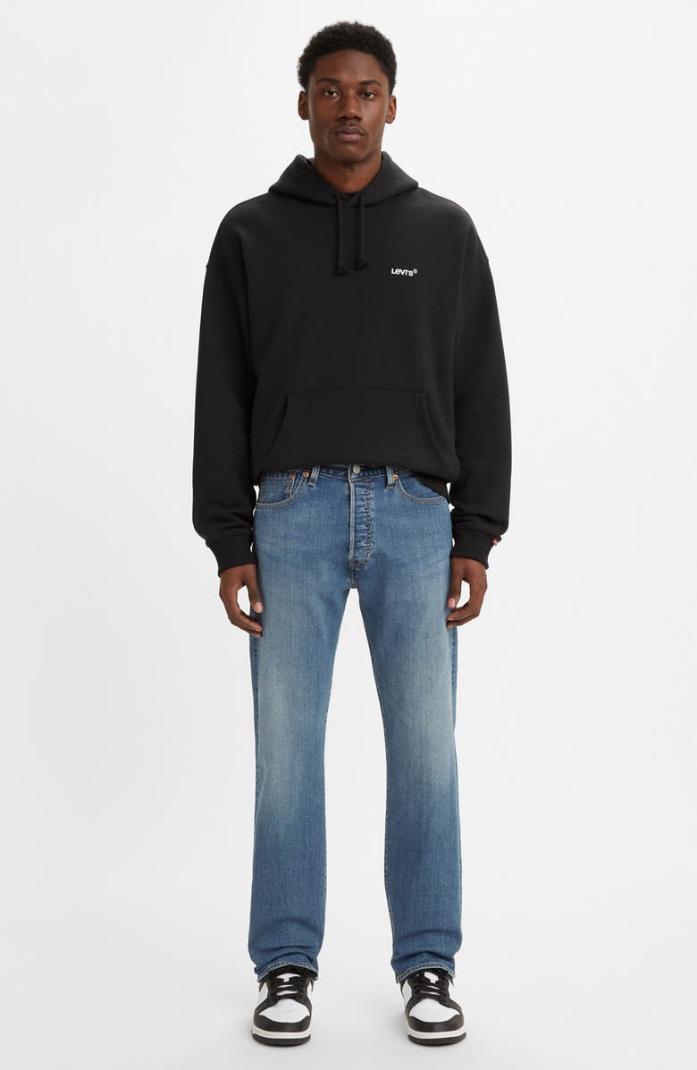 Levi's<sup>®</sup> 501<sup>®</sup> Original Straight Leg Jeans, Alternate, color, Reel It In