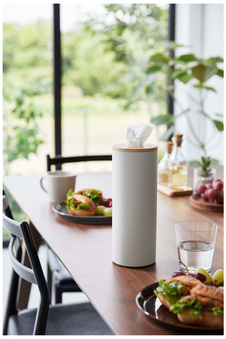 Large Round Tissue Case, Alternate, color, ASH
