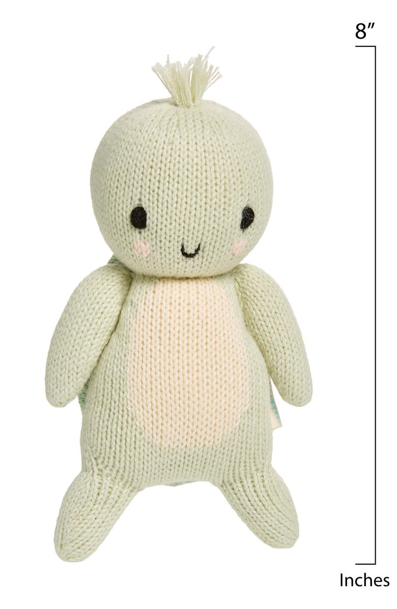cuddle+kind Baby Turtle Stuffed Animal, Alternate, color, Green