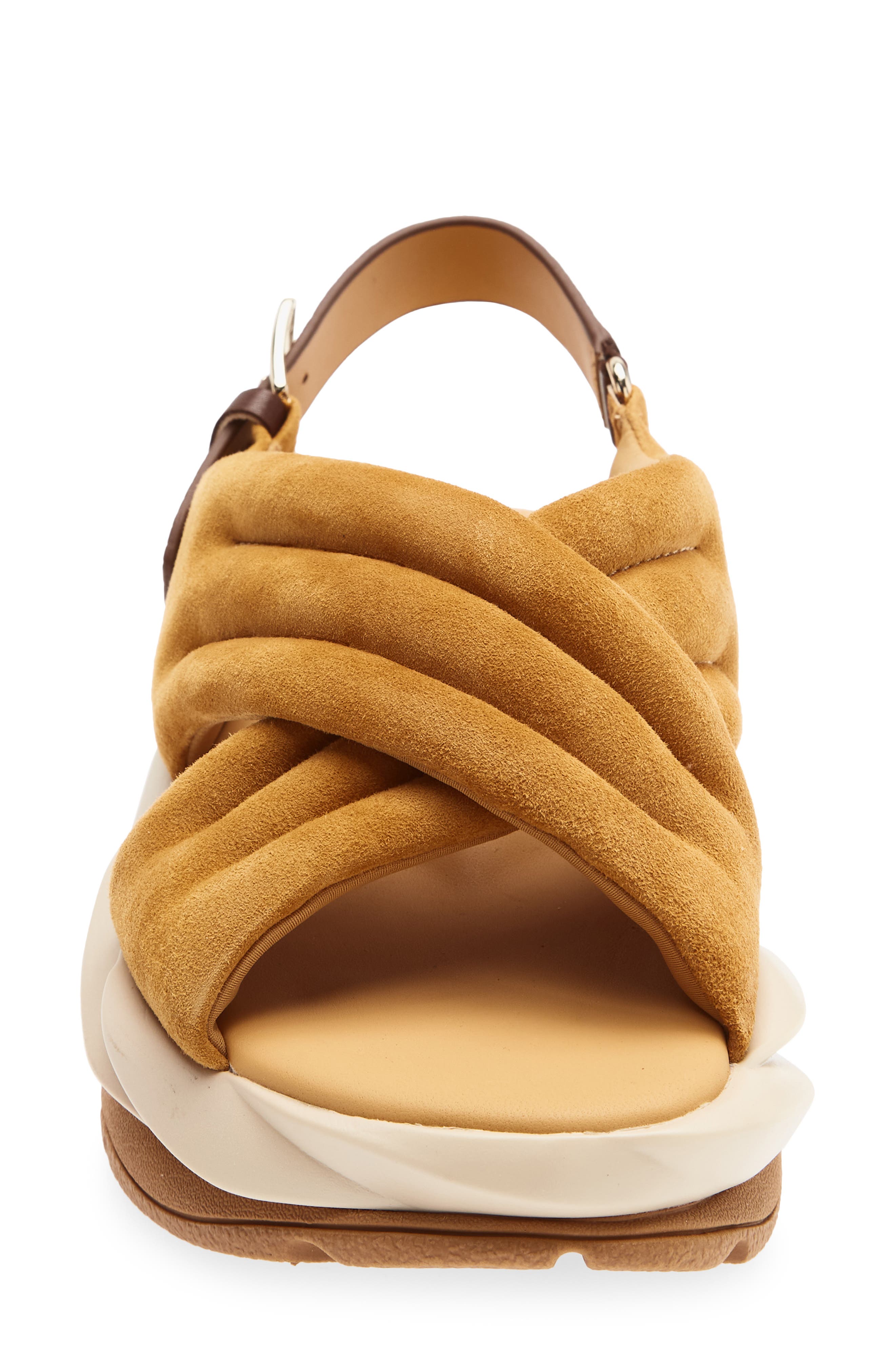 Mellow Mana Leather Sandal, Alternate, color, DESERT