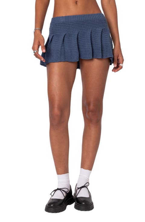 Kiera Pleat Sweater Miniskirt