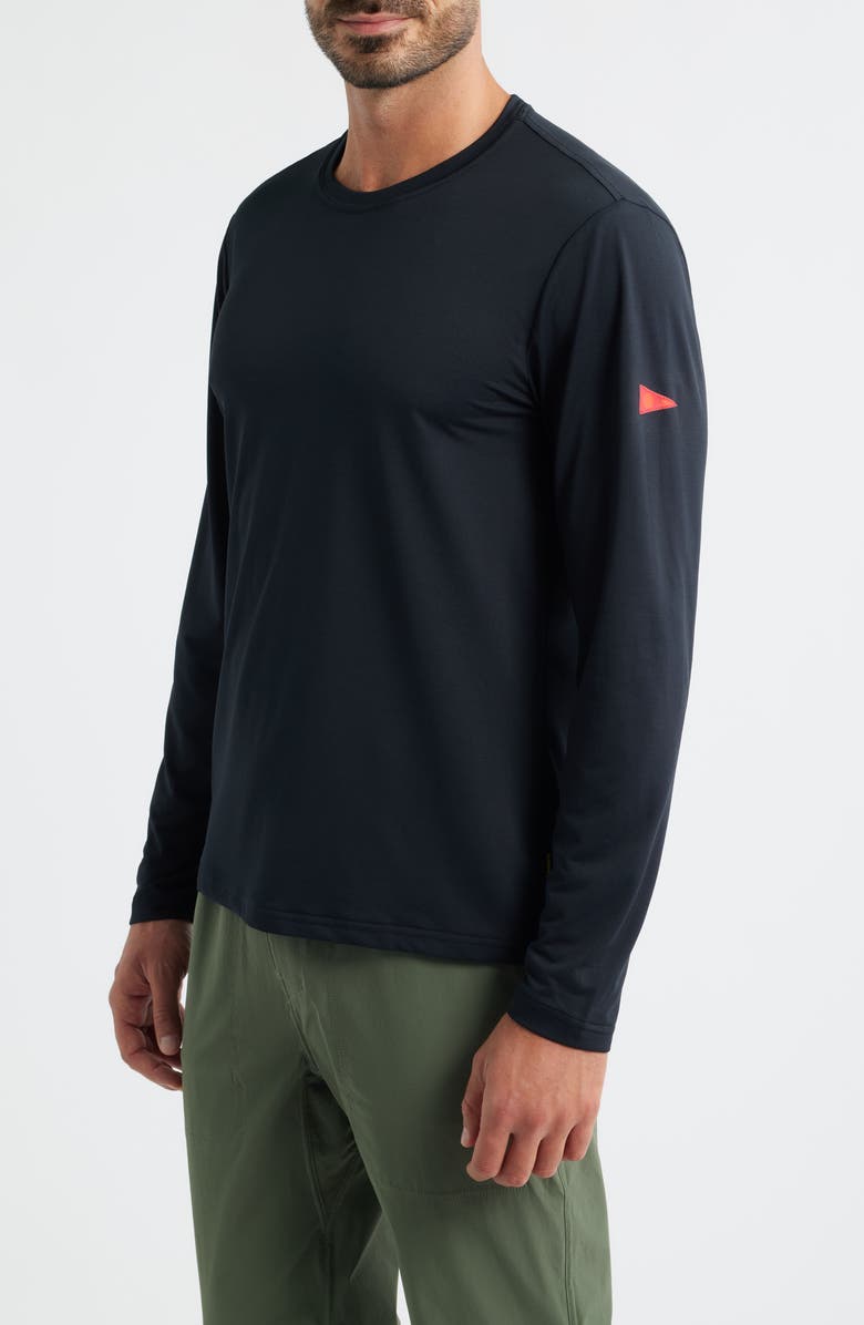 Florence Airtex Performance Long Sleeve T-Shirt, Alternate, color, Black