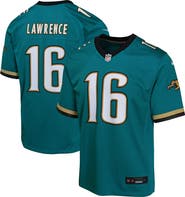 Nike Youth Nike Trevor Lawrence Teal Jacksonville Jaguars Prowler Throwback Player Game Jersey