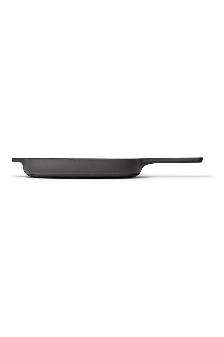 10.5-Inch Enameled Cast Iron Grill Pan, Alternate, color, CHARCOAL