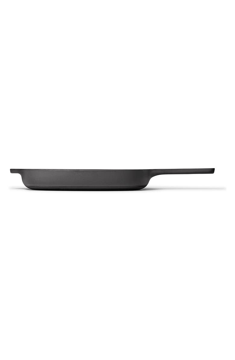 CARAWAY 10.5-Inch Enameled Cast Iron Grill Pan, Alternate, color, Charcoal