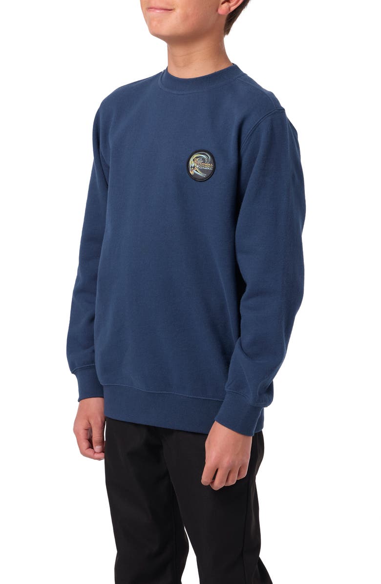 O'Neill Kids' Fifty Two Graphic Sweatshirt, Alternate, color, Midnight Navy