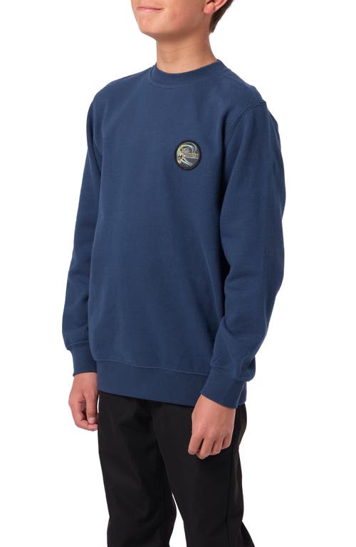 O'neill Kids' Fifty Two Graphic Sweatshirt In Blue