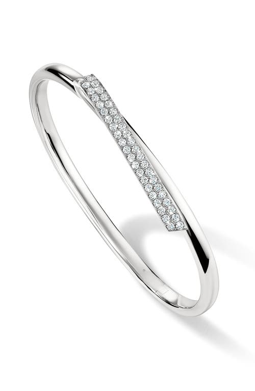 Hearts On Fire Inside Out Spiral Diamond Flip Bangle