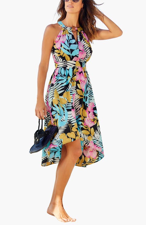 Women's High Low Cutout Dress