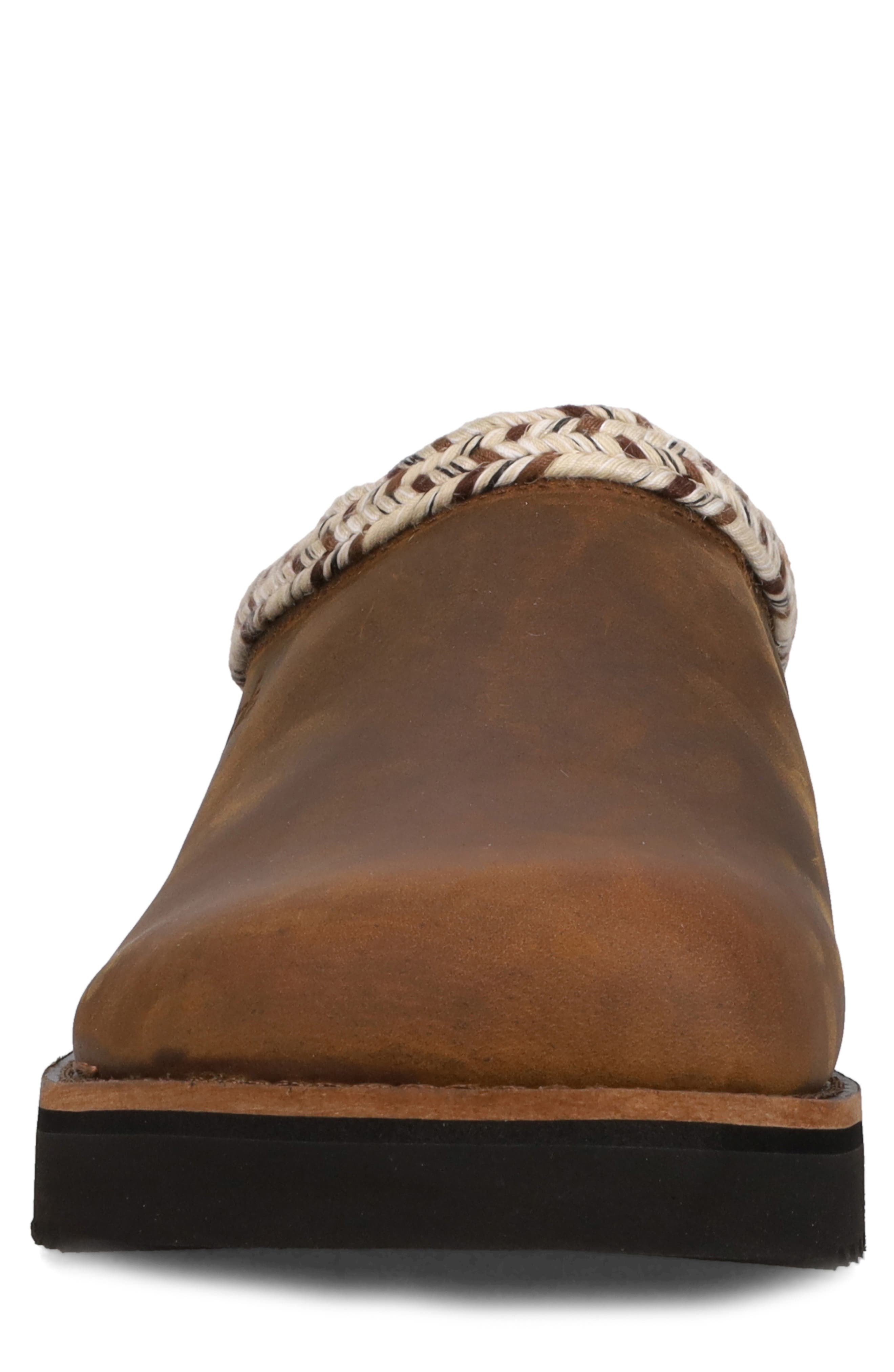 Original Leather Clog, Alternate, color, BROWN