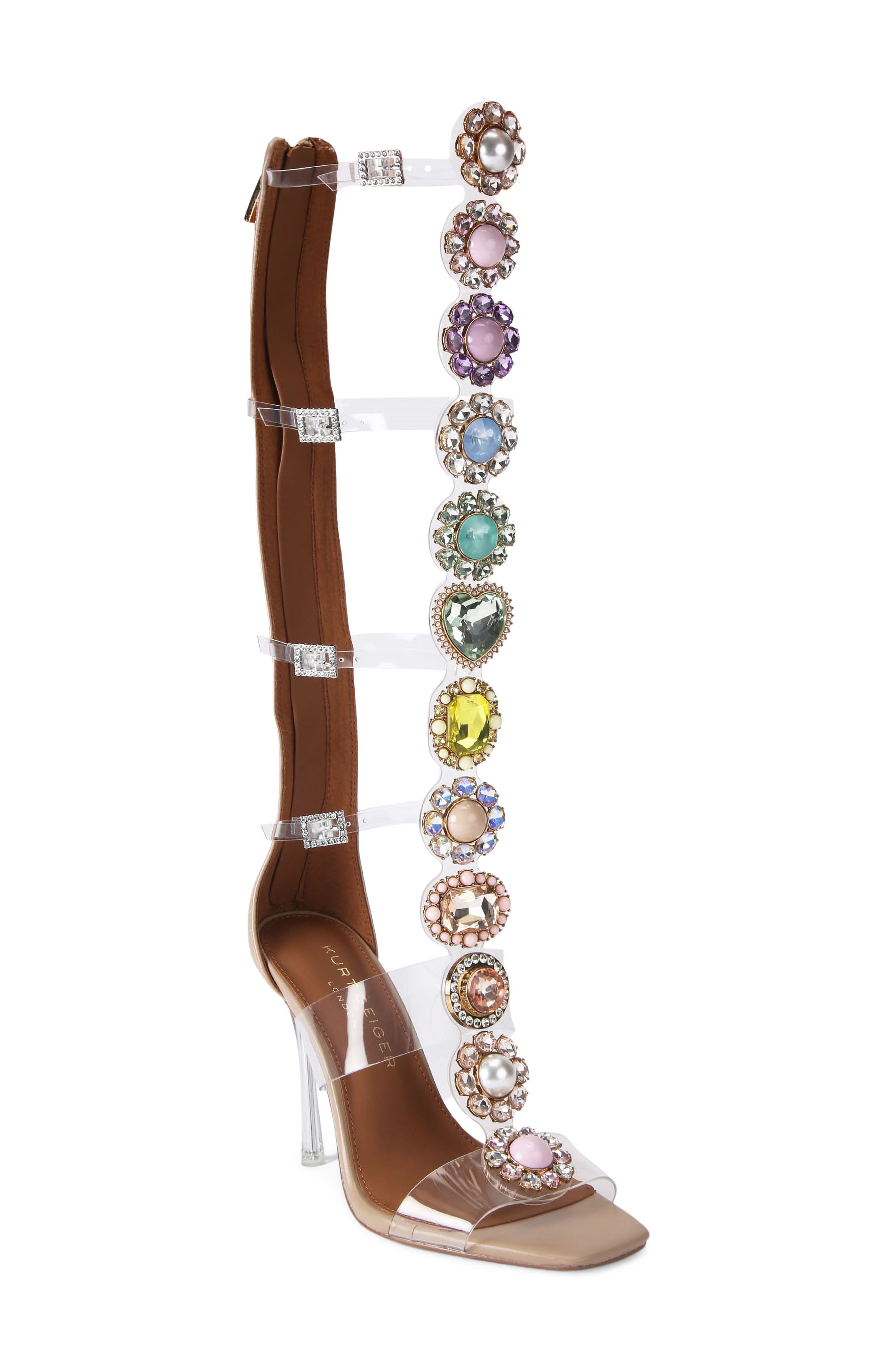 Kurt Geiger London Octavia Gladiator Sandal, Main, color, Light/ Pastel Pink