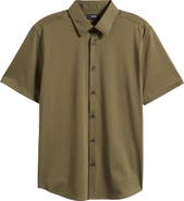 Theory Irving Short Sleeve Button-Up Shirt