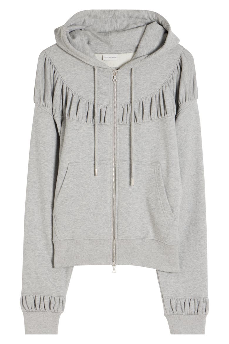 Hadina Zip Sweatshirt, Alternate, color, GREY MELANGE