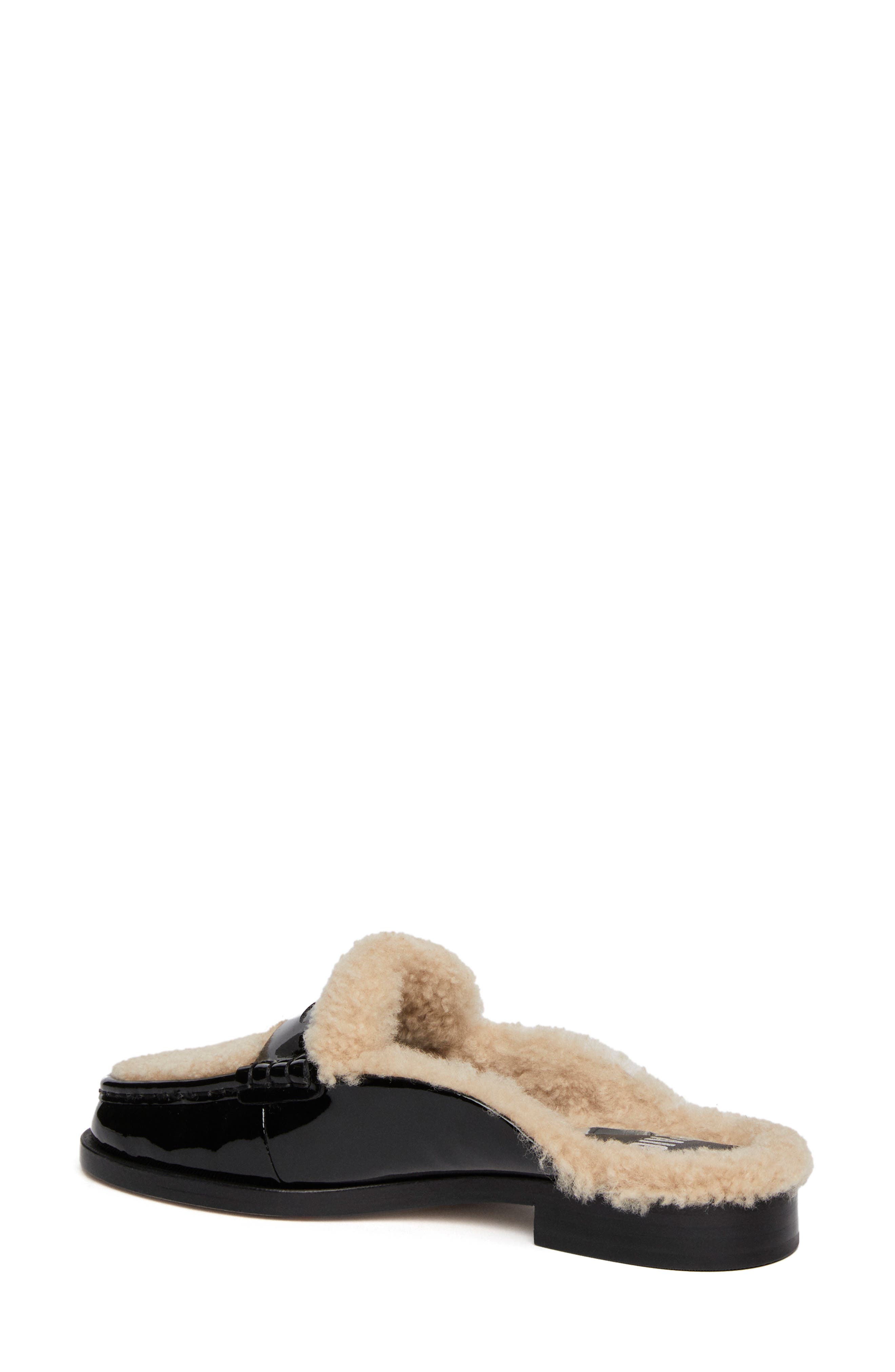 PAIGE Emmett Genuine Shearling Lined Loafer Mule, Alternate, color, 