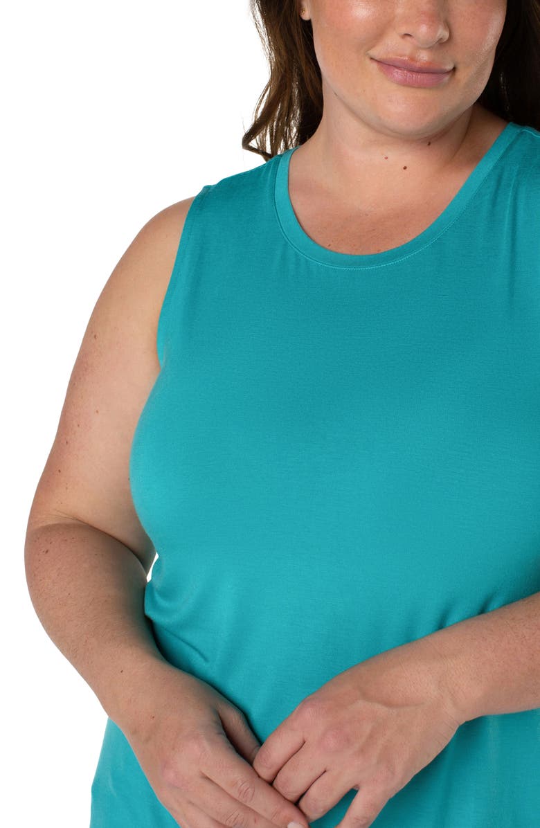 Liverpool Los Angeles Scoop Neck Jersey Tank, Alternate, color, Baltic