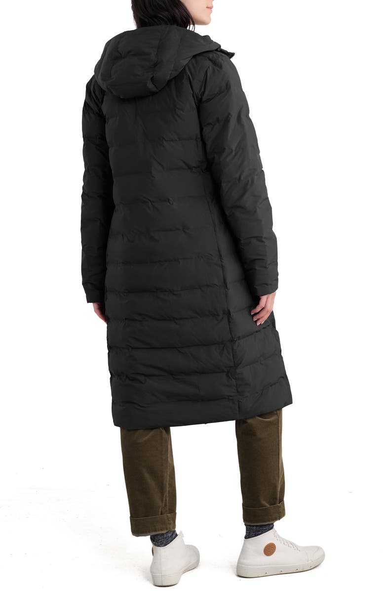 Seasalt Cornwall Keser Waterproof Hooded Puffer Coat, Alternate, color, Black