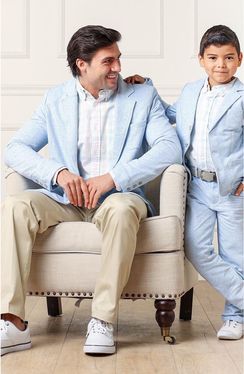 Hope & Henry Boys' French Terry Suit Blazer, Kids, Alternate, color, 