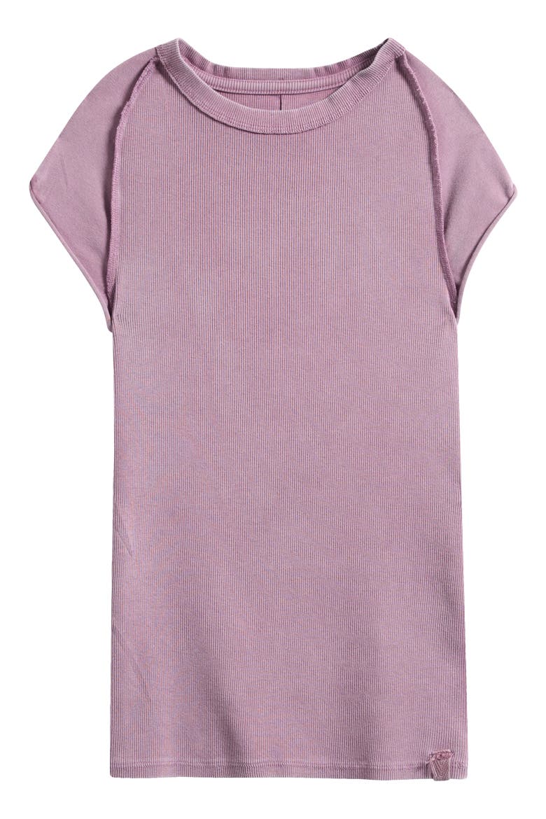 Ever Had Cap Sleeve Cotton T-Shirt, Main, color, ORCHID