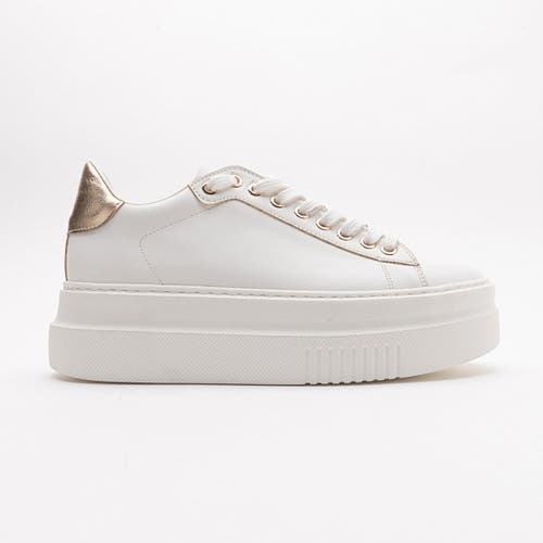 Forever & Always Shoes Violette Platform Sneakers In White