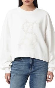 AllSaints Reflex Lila Graphic Sweatshirt