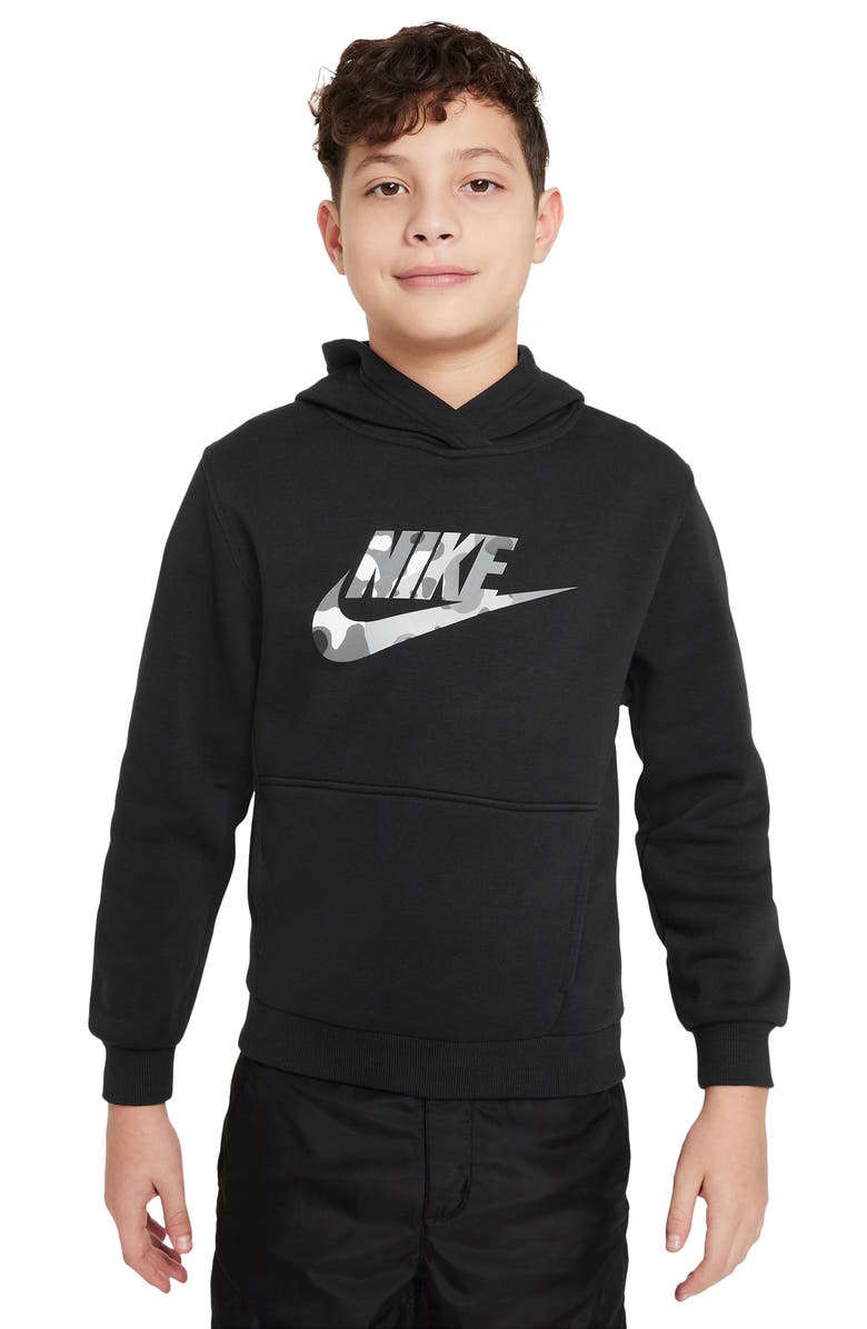Nike Kids' Sportswear Club Fleece Hoodie, Main, color,