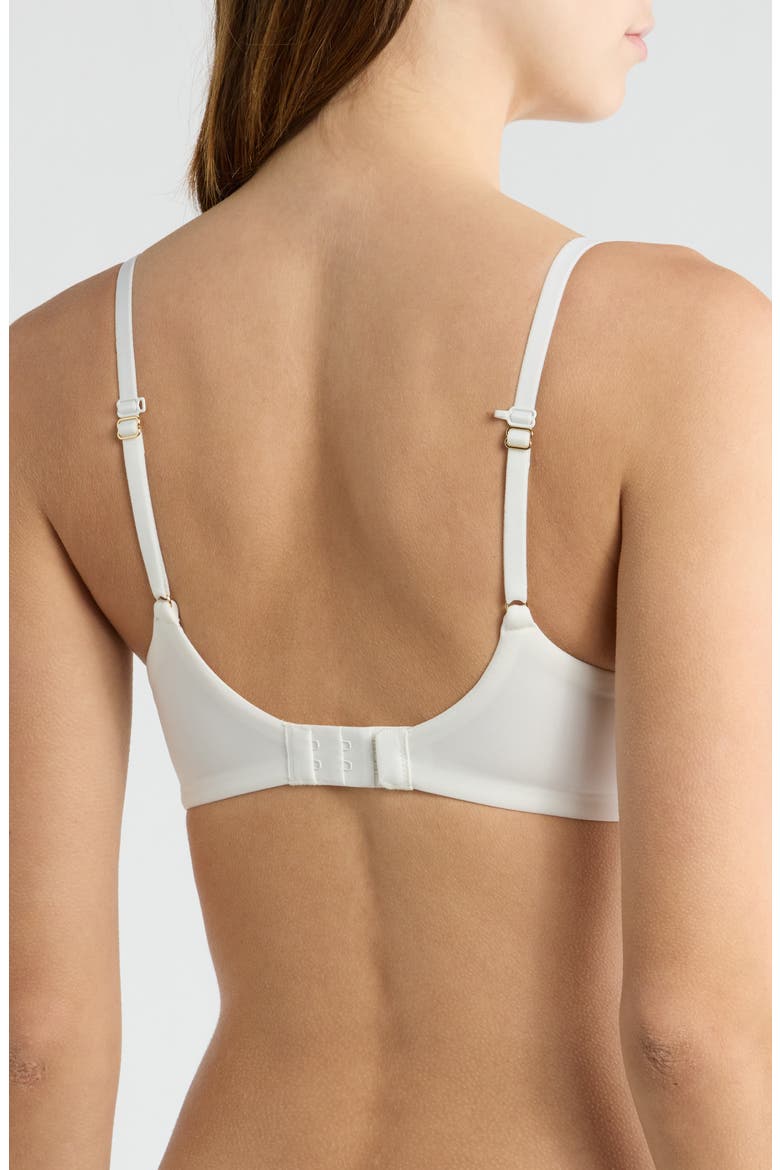 Radiance Underwire Unlined Bra, Alternate, color, WARM WHITE