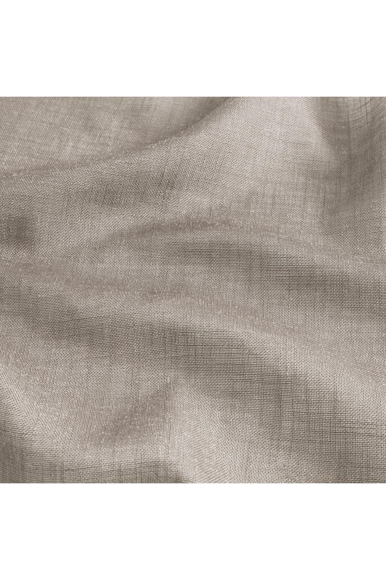 Brighton Grommet Window Curtain Panel, Alternate, color, Linen