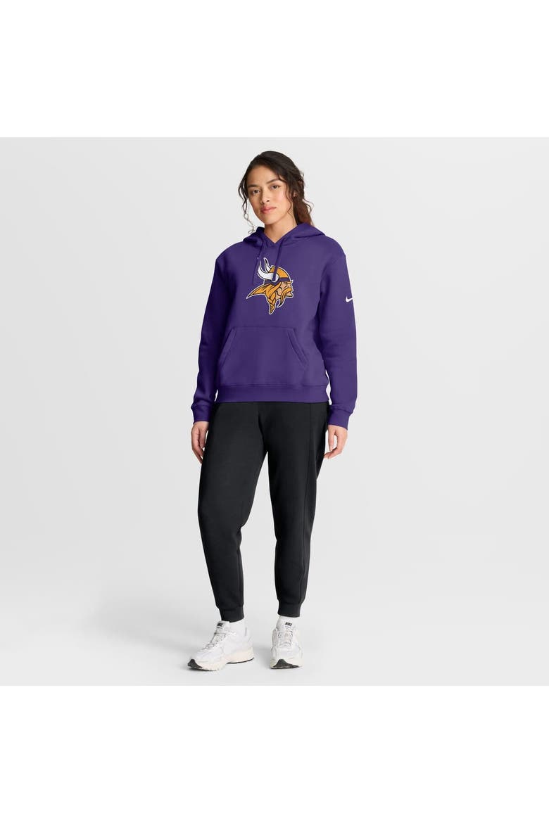 Women's Nike Purple Minnesota Vikings Club Fleece Pullover Hoodie, Alternate, color, Purple
