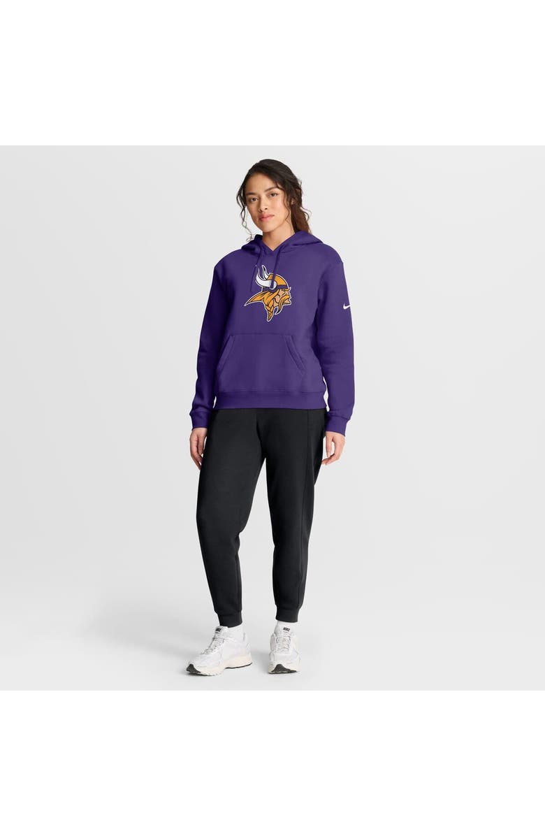 Nike Women's Nike Purple Minnesota Vikings Club Fleece Pullover Hoodie, Alternate, color, Purple