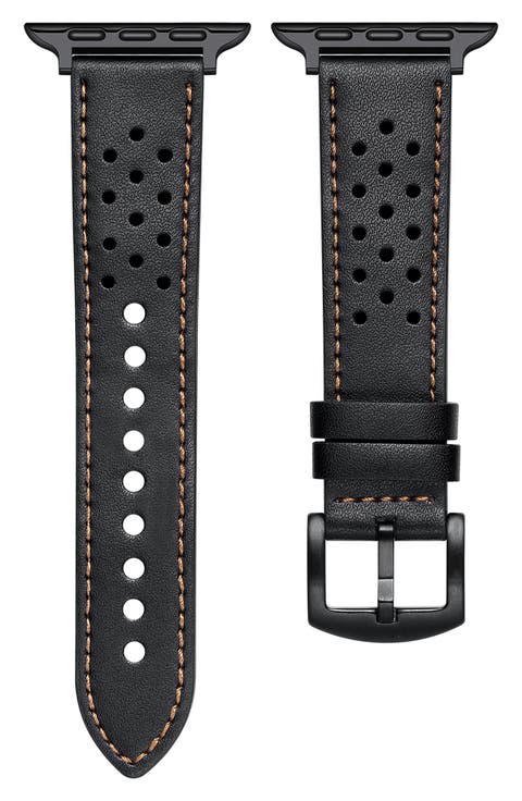 Derek Perforated Leather Apple Watch® Watchband