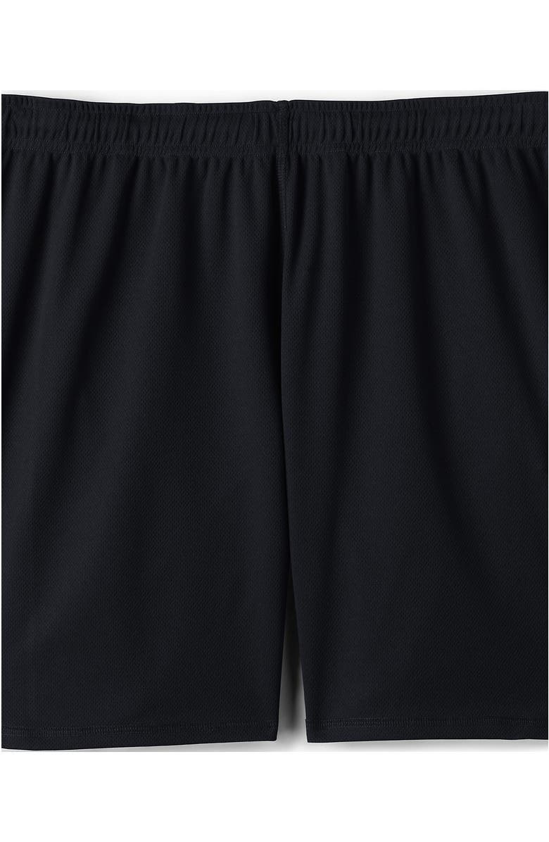 Lands
 End School Uniform  Mesh Gym Shorts, Alternate, color, Black
