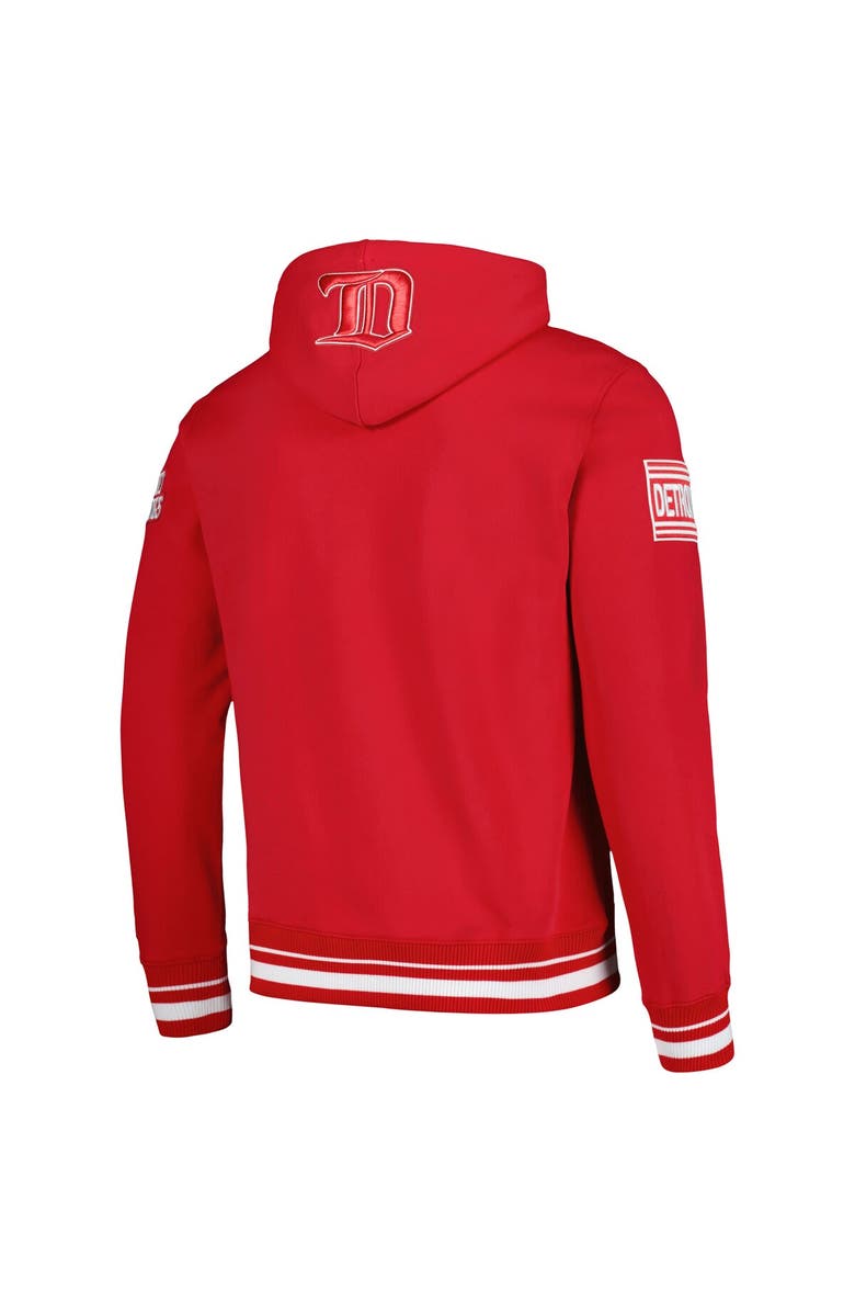 PRO STANDARD Men's Pro Standard Red Detroit Red Wings Retro Classic Fleece Pullover Hoodie, Alternate, color,
