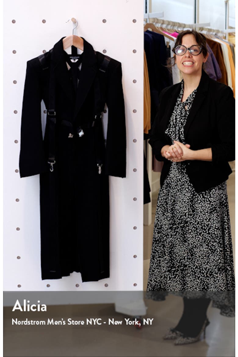 Wool & Nylon Melton Coat video