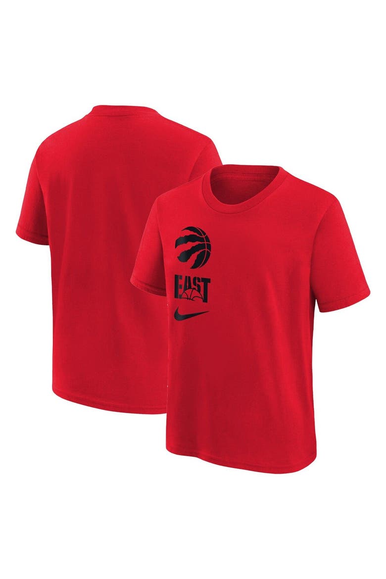 Youth Nike  Red Toronto Raptors Vs Block Essential T-Shirt, Main, color, Red