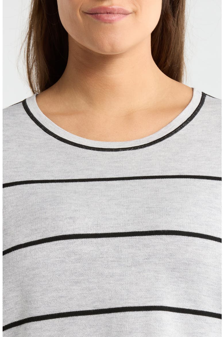 Odessa Reversible Knit Top, Alternate, color, BLK PRL ML
